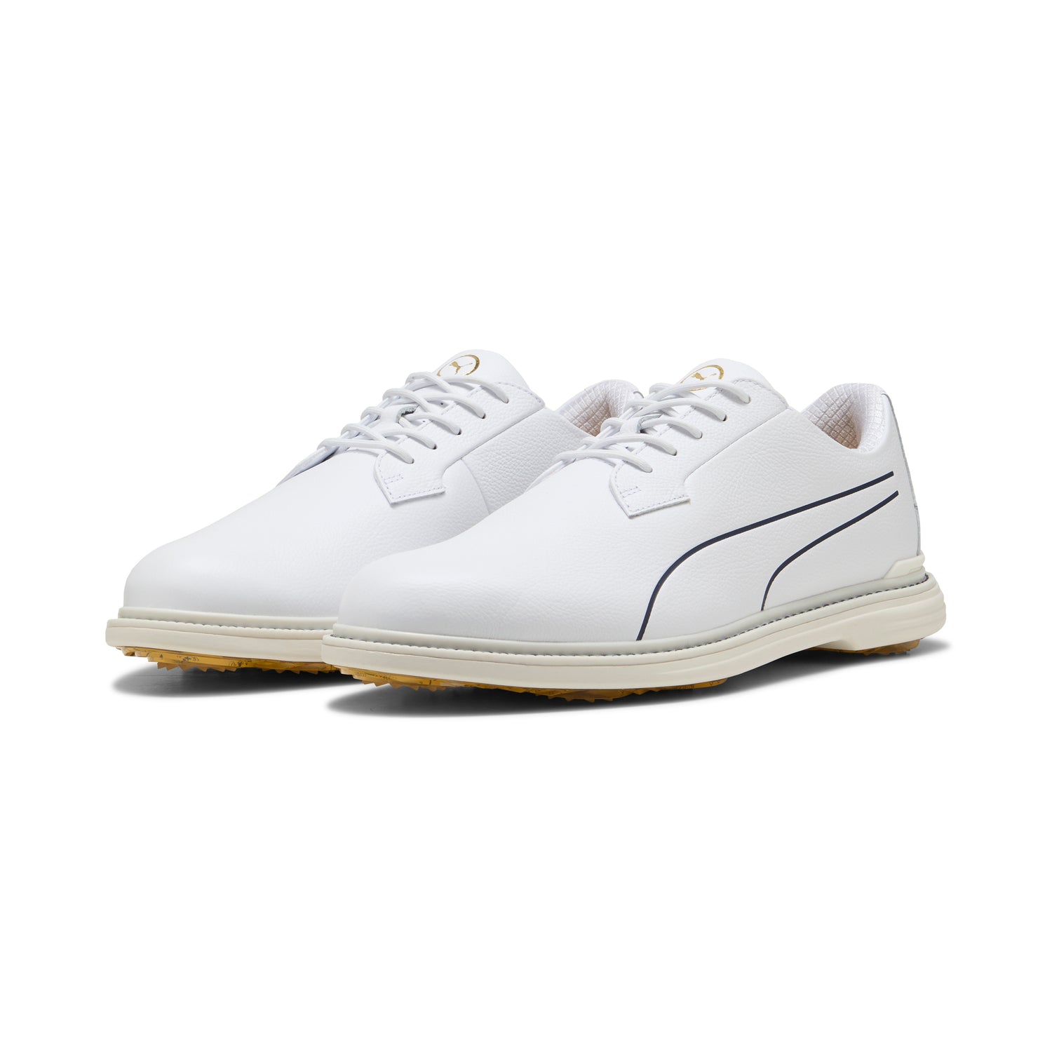 Puma White / Deep Navy / Gold