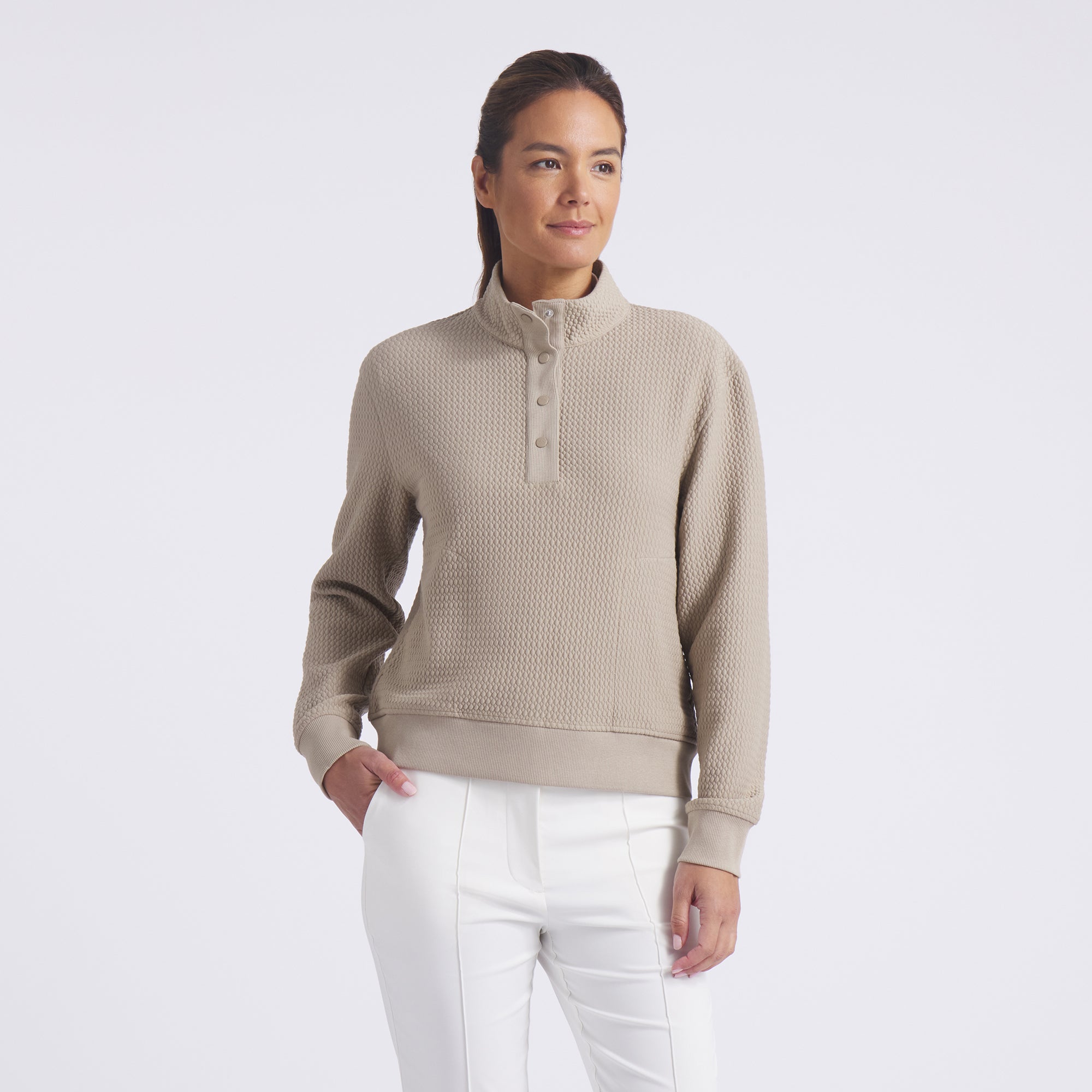 Women's Boulder 1/2 Snap Pullover Golf Sweater – PUMA Golf