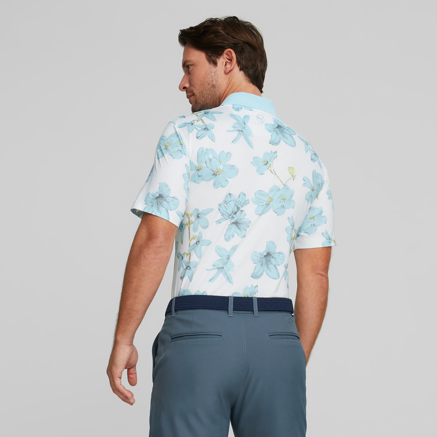 Bright White / Tropical Aqua