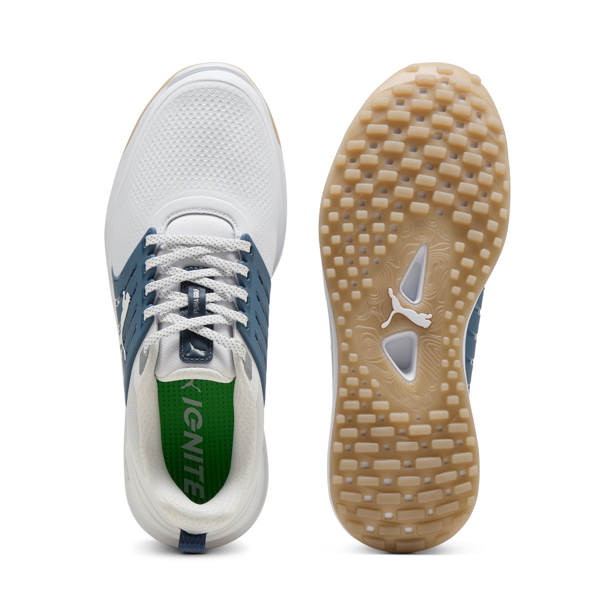 Puma White / Dark Indigo / Ice Coffee