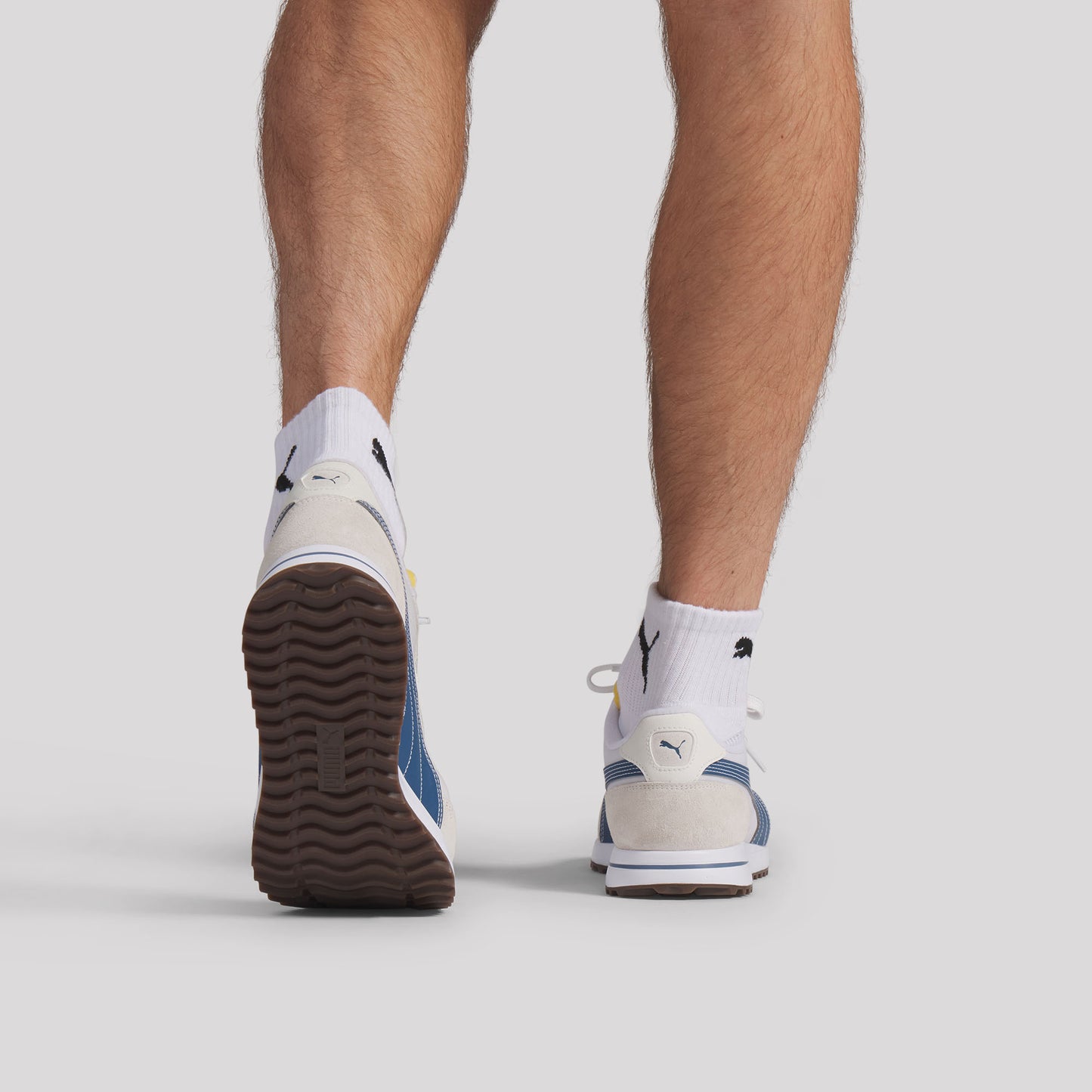 Puma White / Dark Indigo