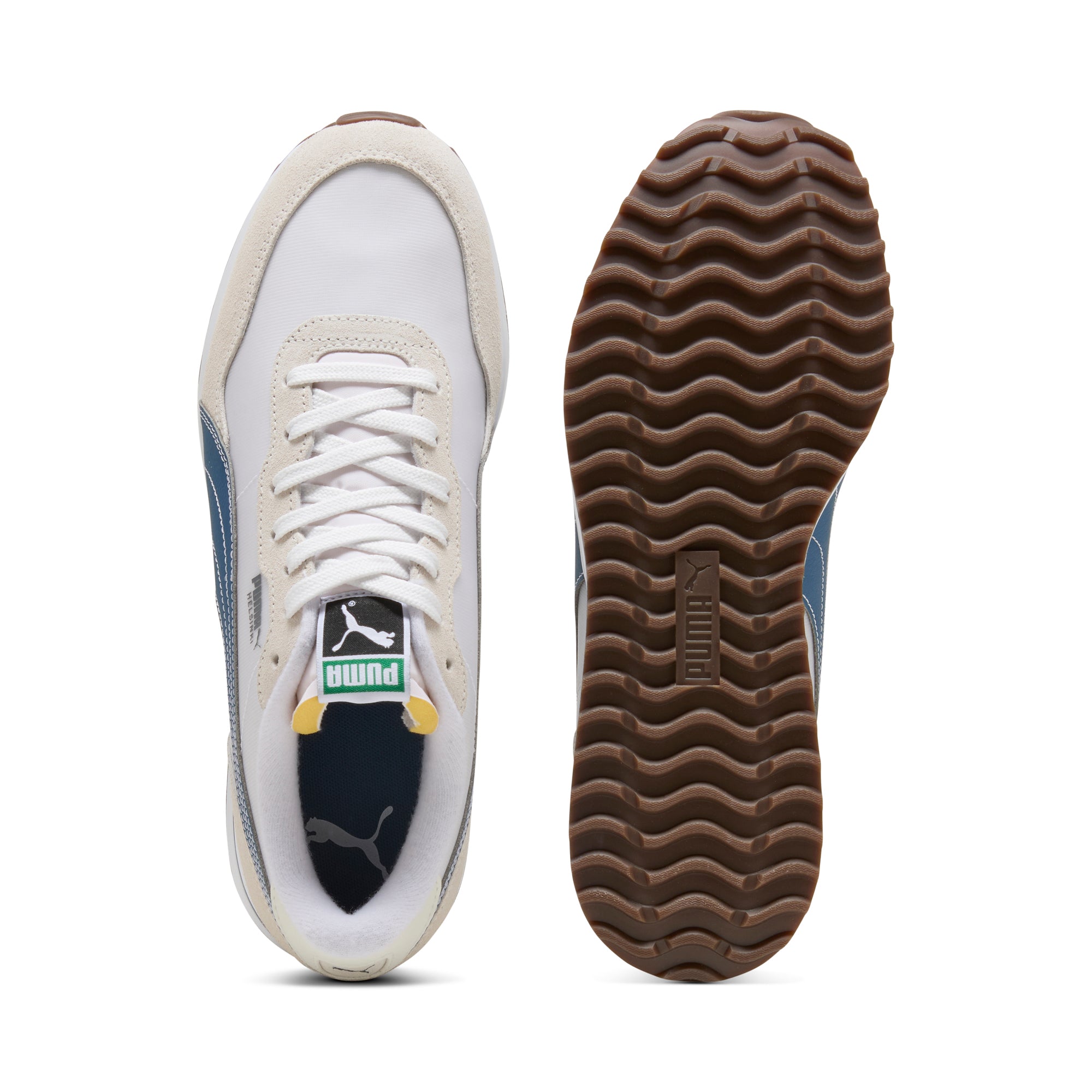 Puma White / Dark Indigo
