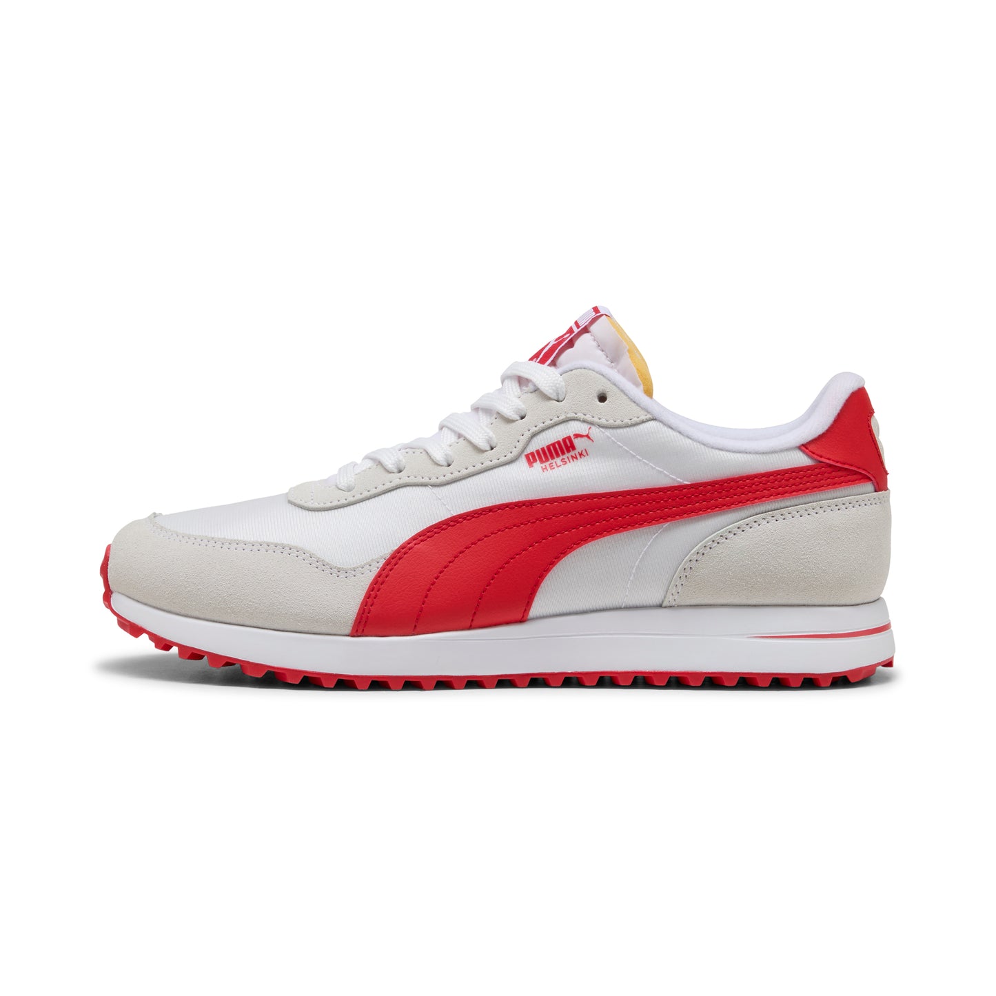 Puma White / Puma Red