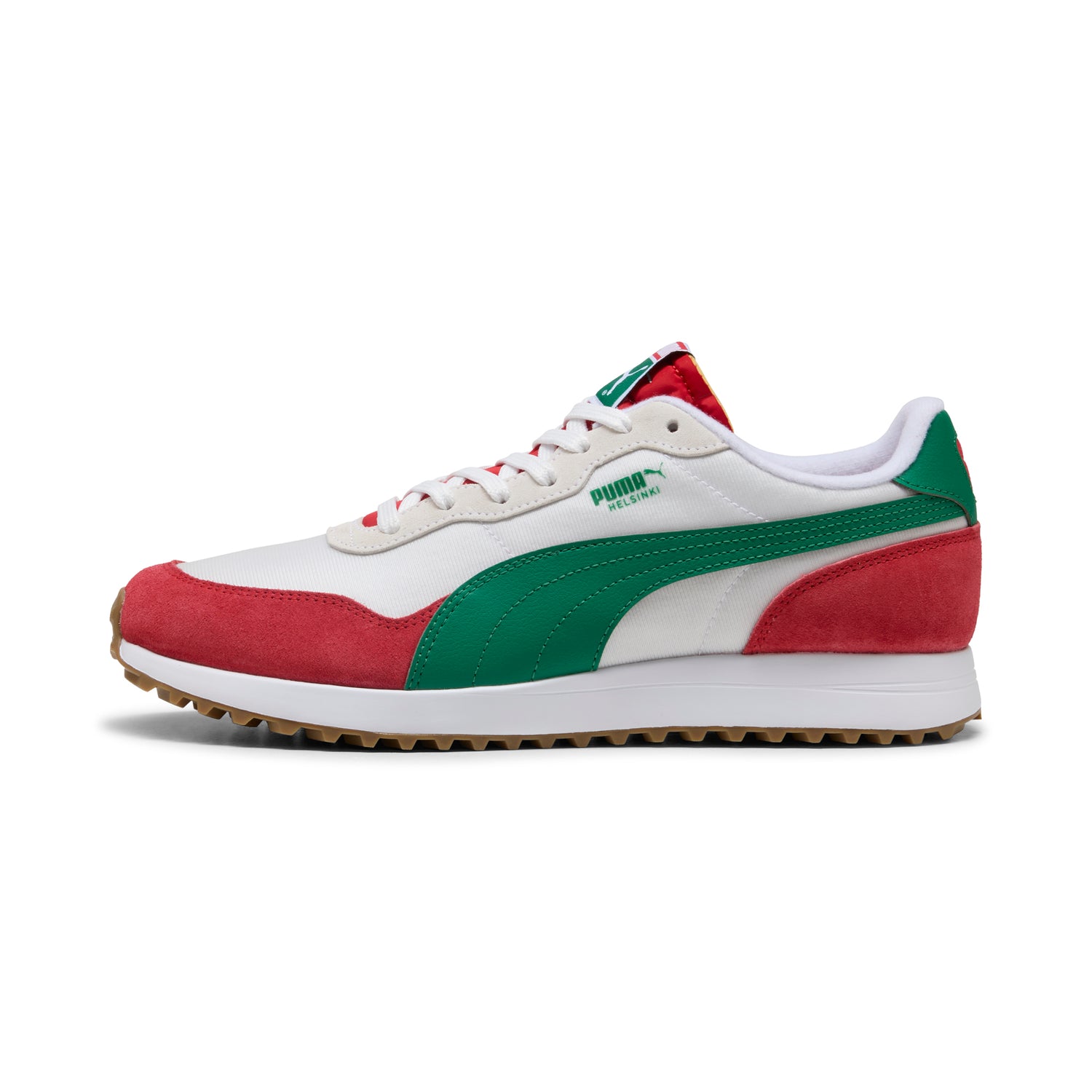 Puma White / Master Green / Formula Red