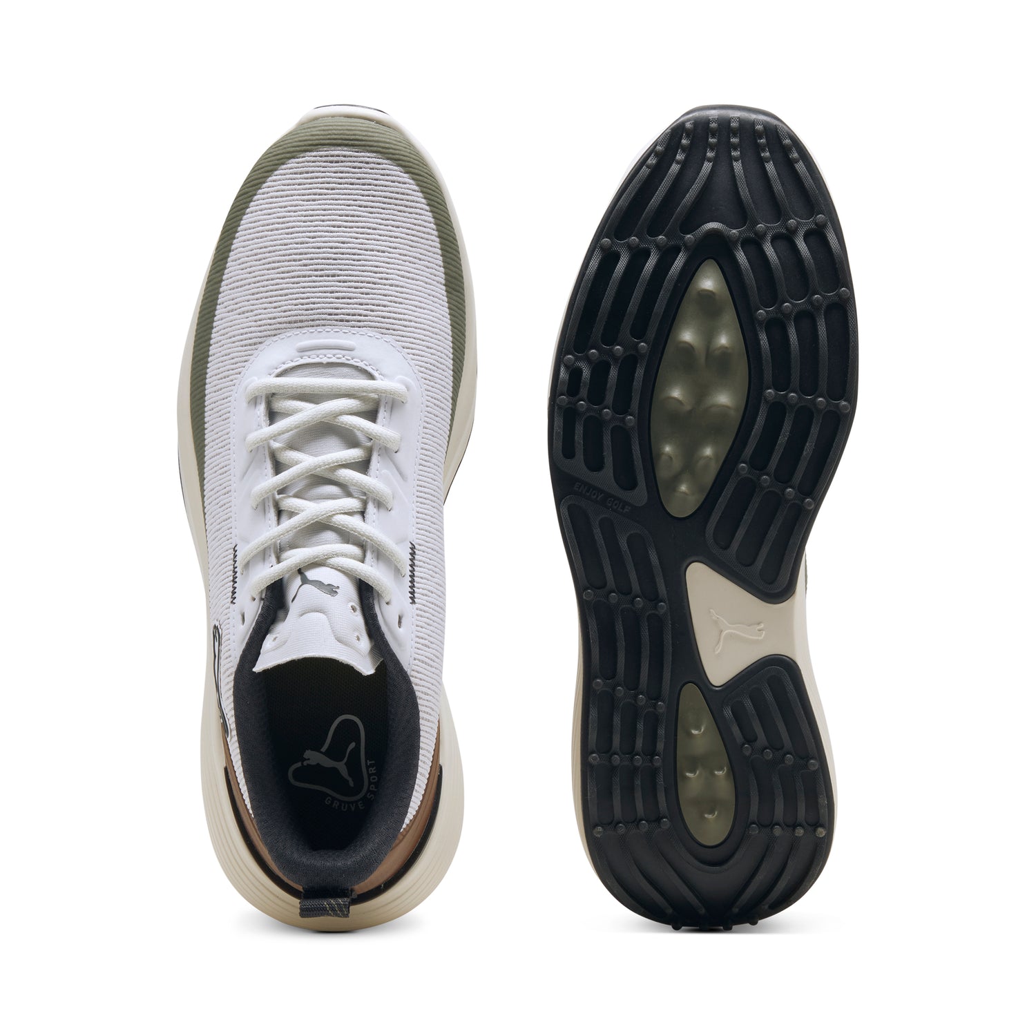 Puma White / Fudge / Dark Sage