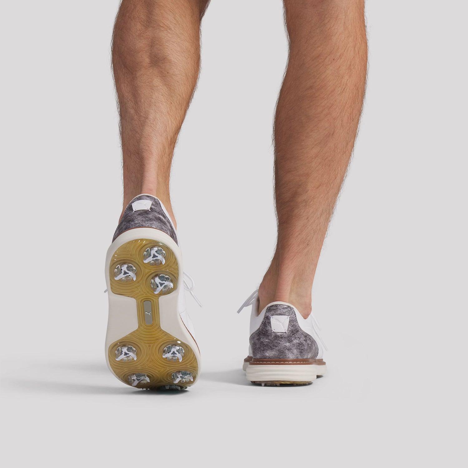 Puma White / Brown Mushroom