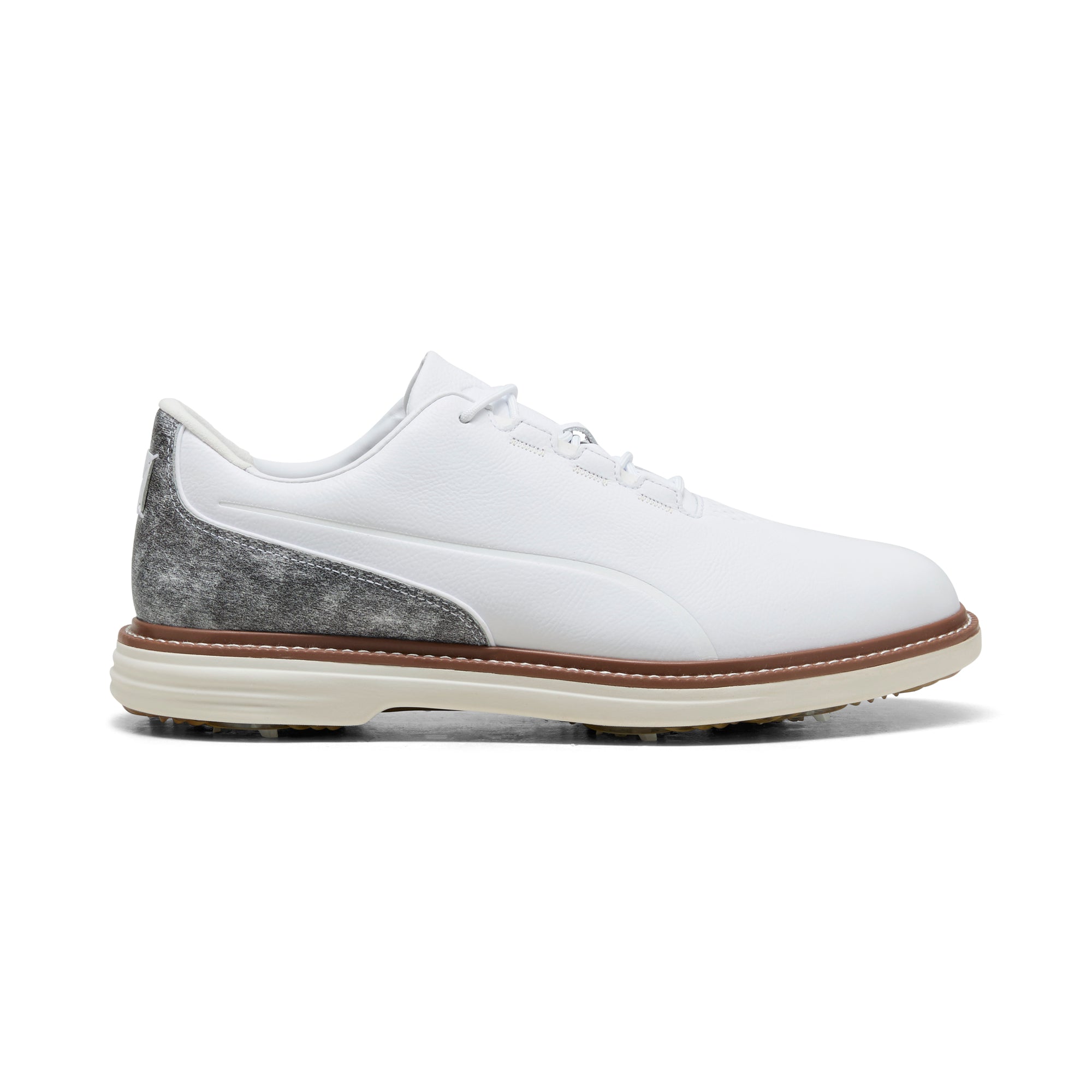 Puma White / Brown Mushroom