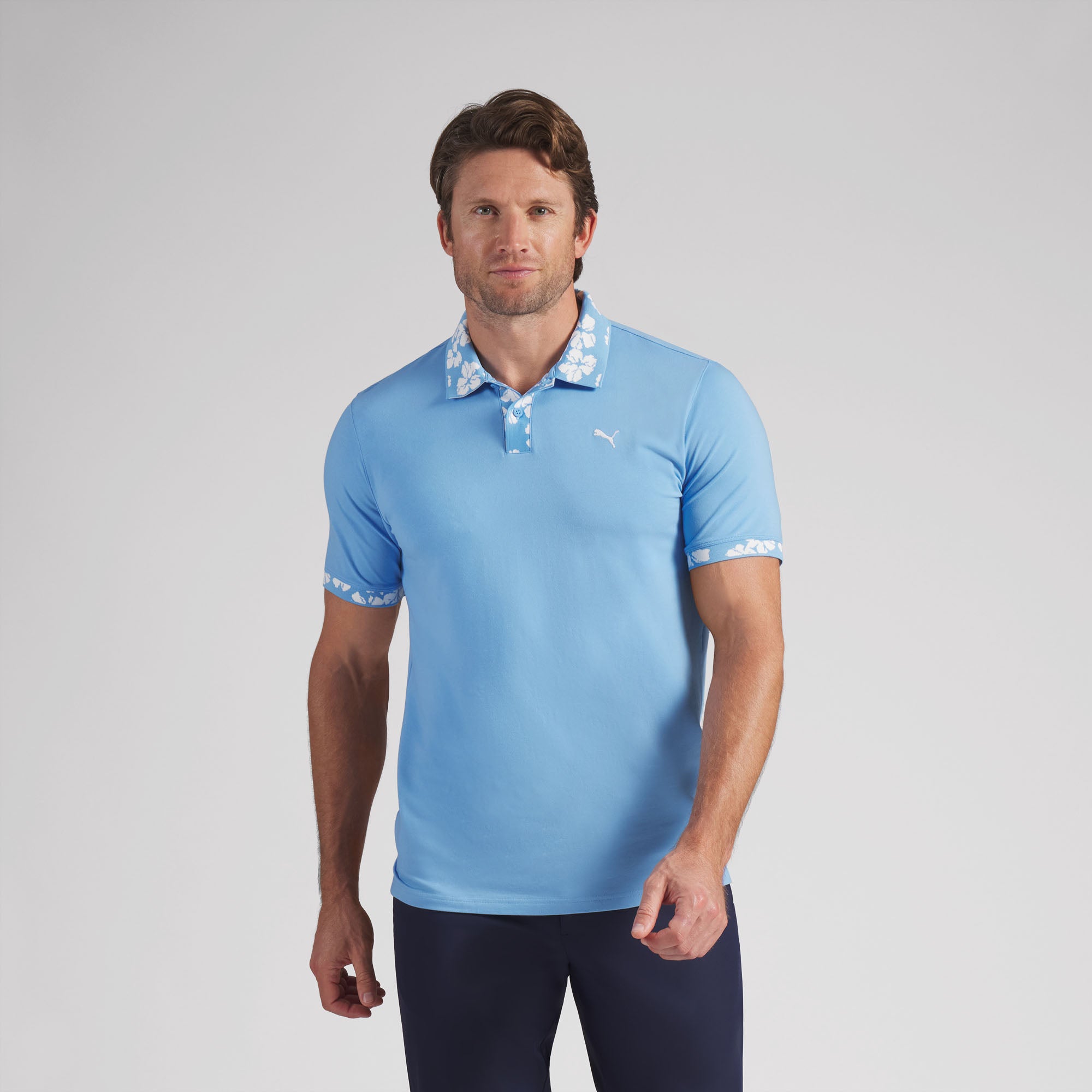 Modalon Floral Rib LC Golf Polo – PUMA Golf