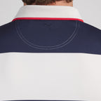 Warm White / Deep Navy / Candy Apple