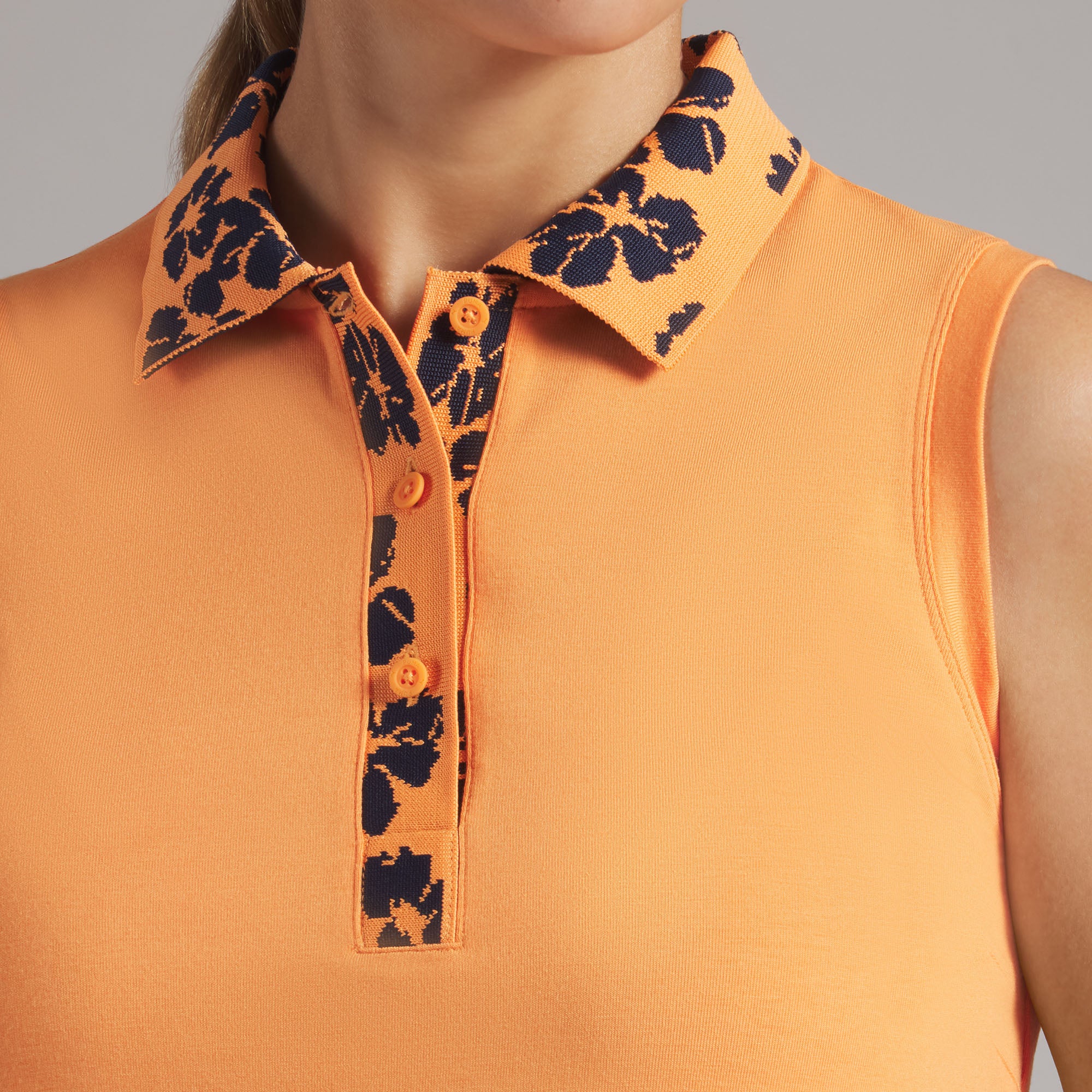 Melon Glow / Deep Navy