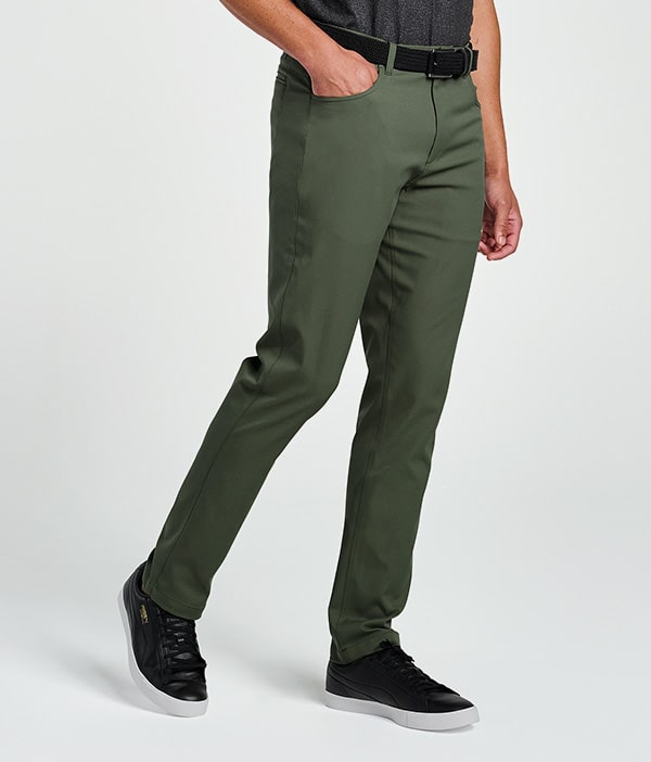 Puma Downtown cord trousers in dark green - ShopStyle Chinos & Khakis